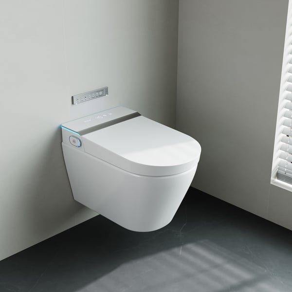 Airloo Smart Bidet Toilet with Built-in Tank, UV Sterilisation and Foam Shield, Dual Flush 4.2 L/flush / 6.1 L/flush
