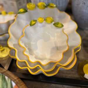 CITRUS SCALLOPED BOWL-SMALL