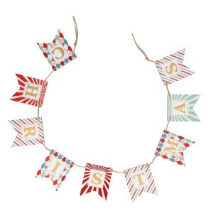 Gisela Graham Circus Christmas Wood Garland 126cm