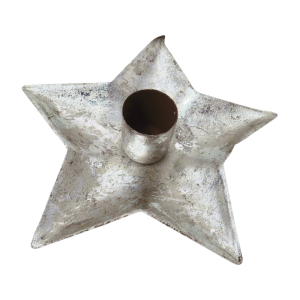 Large Sliver Star Candle Holder