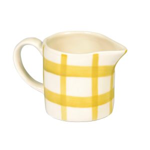Yellow Check Mini Jug