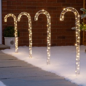 Micro LED Candy Canes – Mains Powered