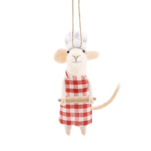 Pastry Chef Mouse Decoration