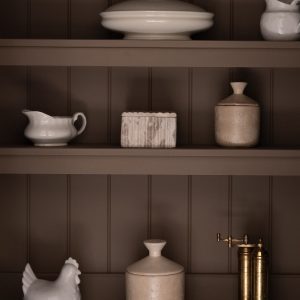 Taupe Texture Jar