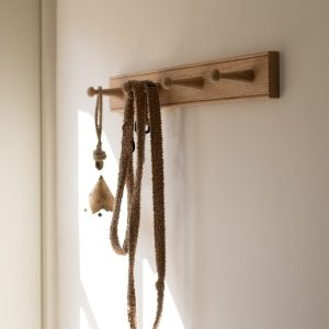 Oak Peg Rail - Natural