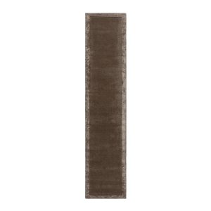 Albi Taupe Hand Tufted Wool & Viscose Runner