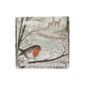 Plum Pudding Soy Tealights – Warm Fruity Scent