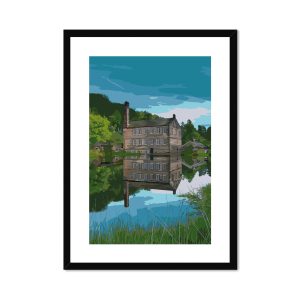 Yorkshire Fine Art Print - Gibson Mill, Hardcastle Crags