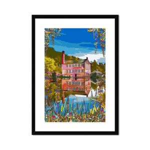 Yorkshire Art Print - Colour Pop Gibson Mill, Hardcastle Crags
