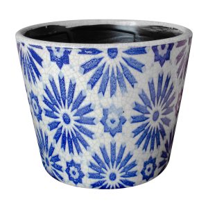 Faded Indigo Dutch Style Plant Pots
