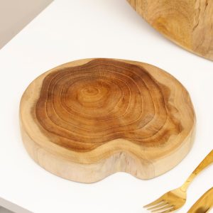 Mini Teak Root Mushroom Chopping Board