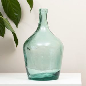 Clear 2 Litre Recycled Glass Vase