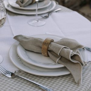 Mango Wood Napkin Rings - Set of 4