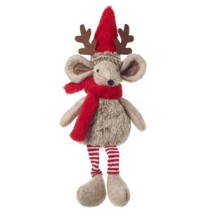 Sitting Mouse with Long Legs Decoration