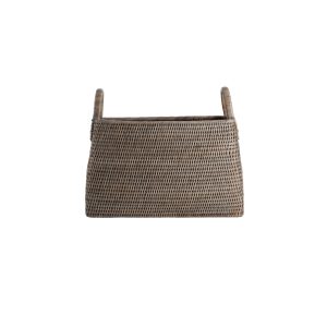Grey Rattan Magazine Holder