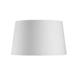William Handloomed White Taper Shade 40cm