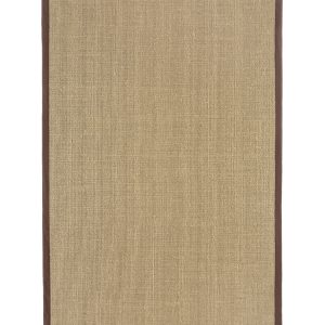 Sisal Chocolate Border Rug