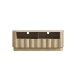 Maru 120cm TV Unit with Drawers, Greige Oak
