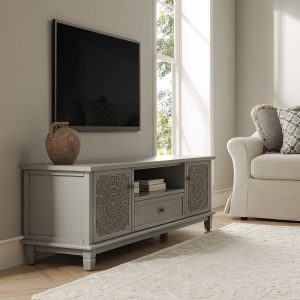 Chantilly Mid Grey 150cm Wide TV Unit
