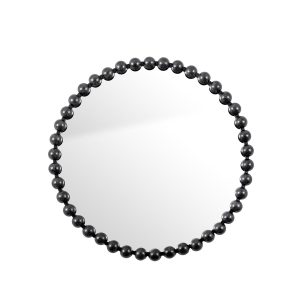 Bellagio Black Bobble Round Mirror
