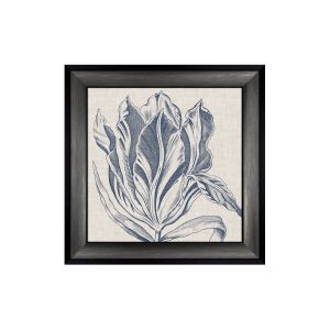 Floral Linen I Framed Picture