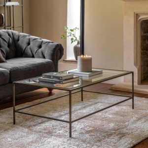 Rothbury Rectangular Glass Coffee Table